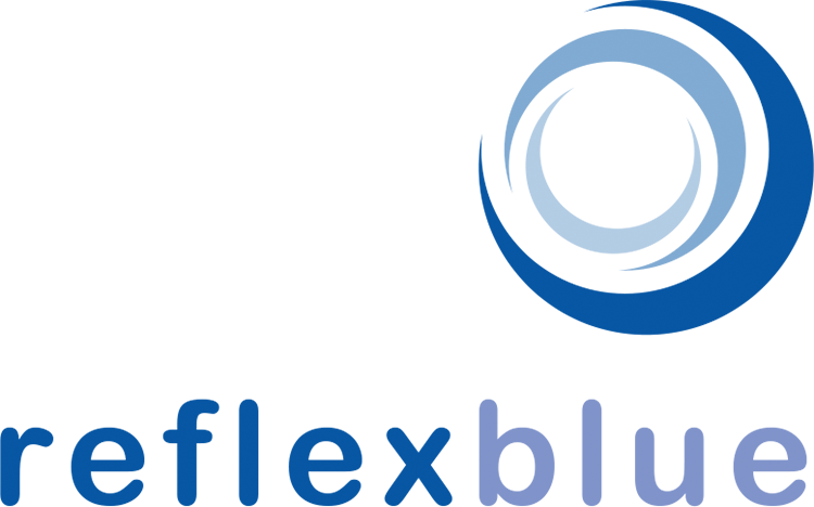 Reflex Blue Packaging logo